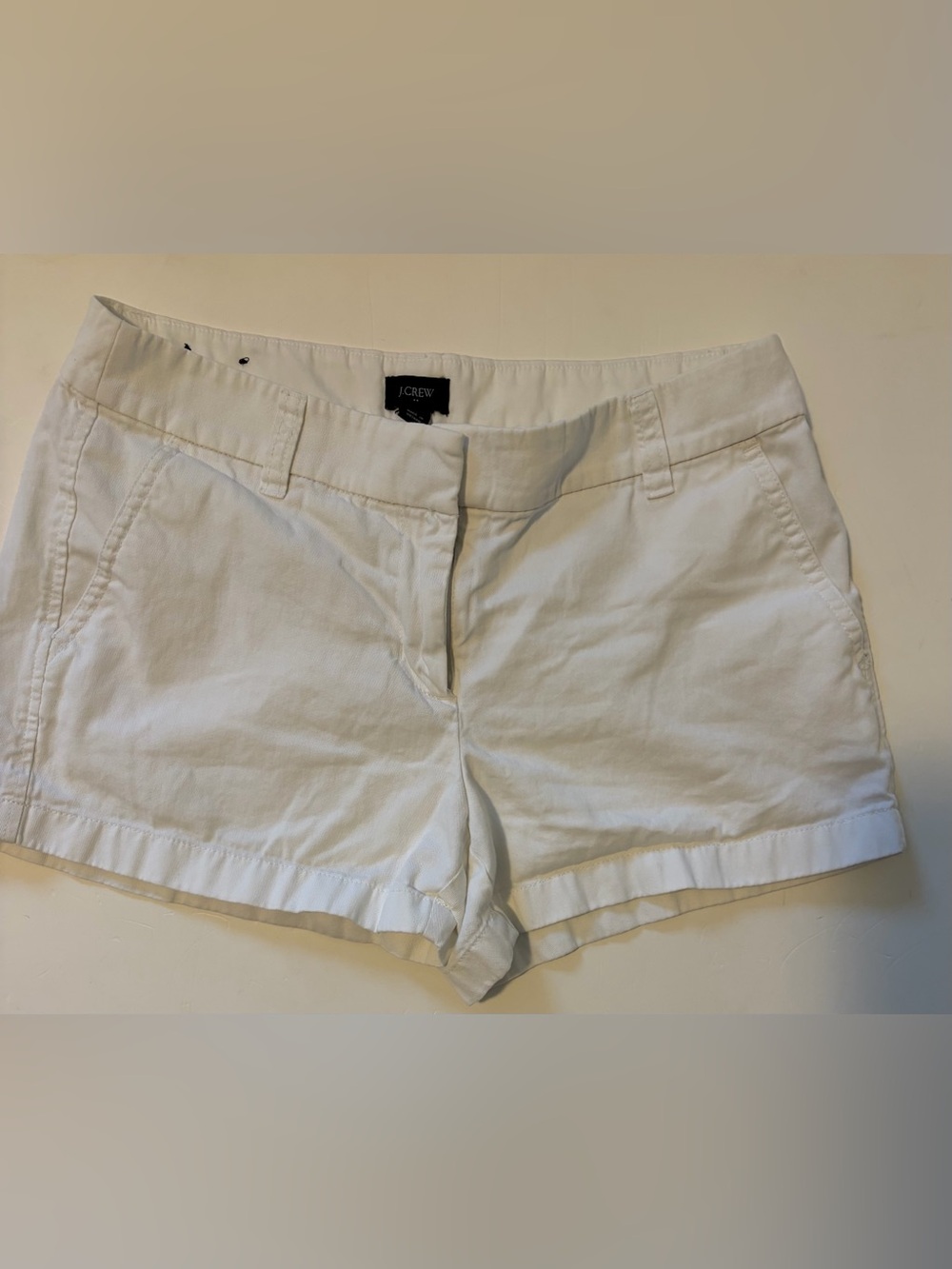 J. Crew White Women's Chino Bermuda Shorts